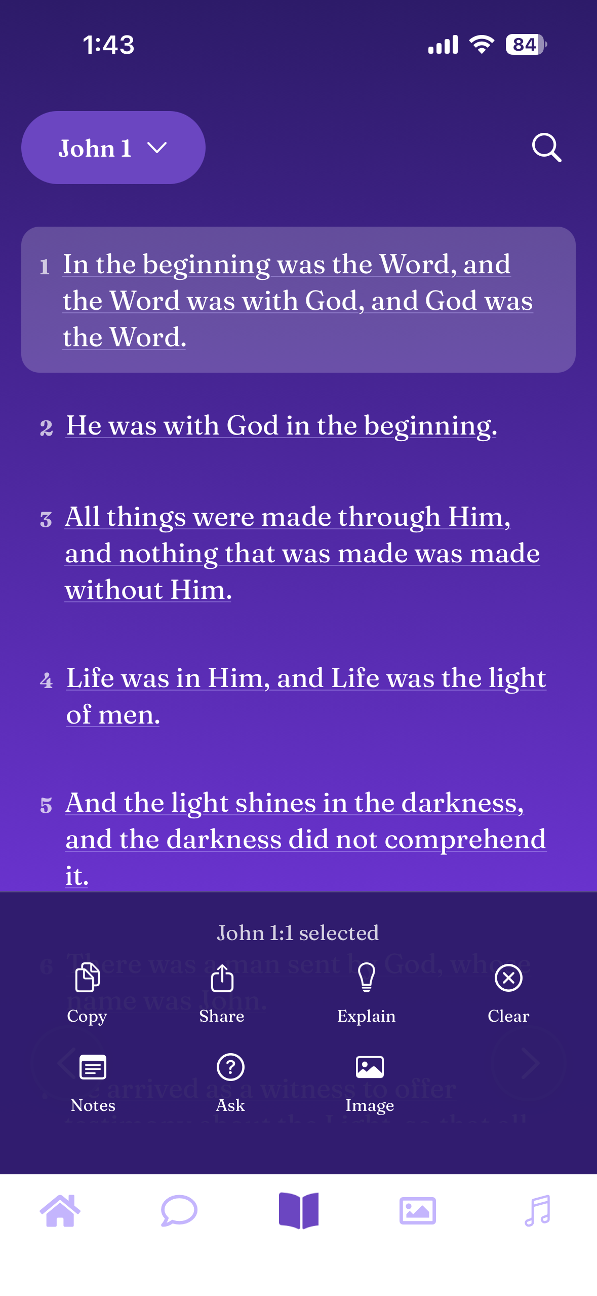 Catholic AI Bible Notes Feature